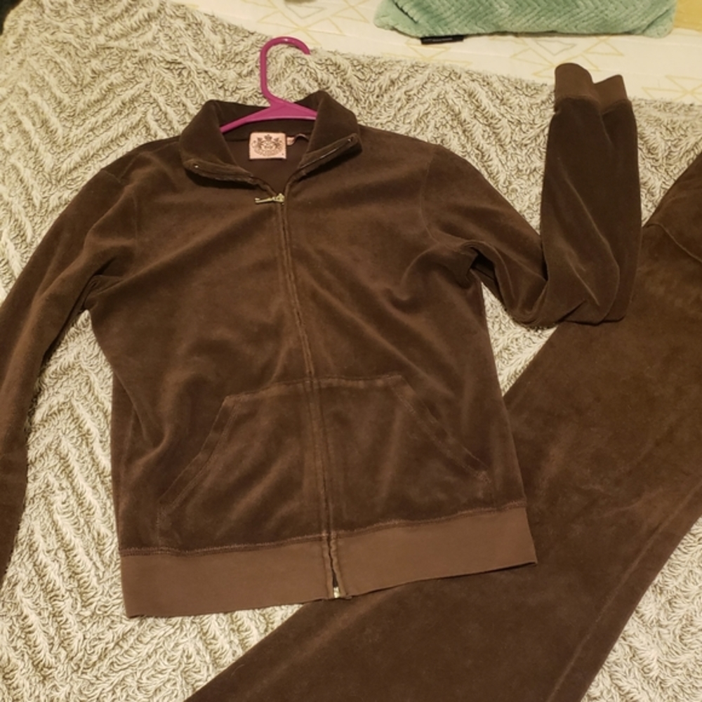 SOLD--Juicy Couture terry cloth tracksuit set